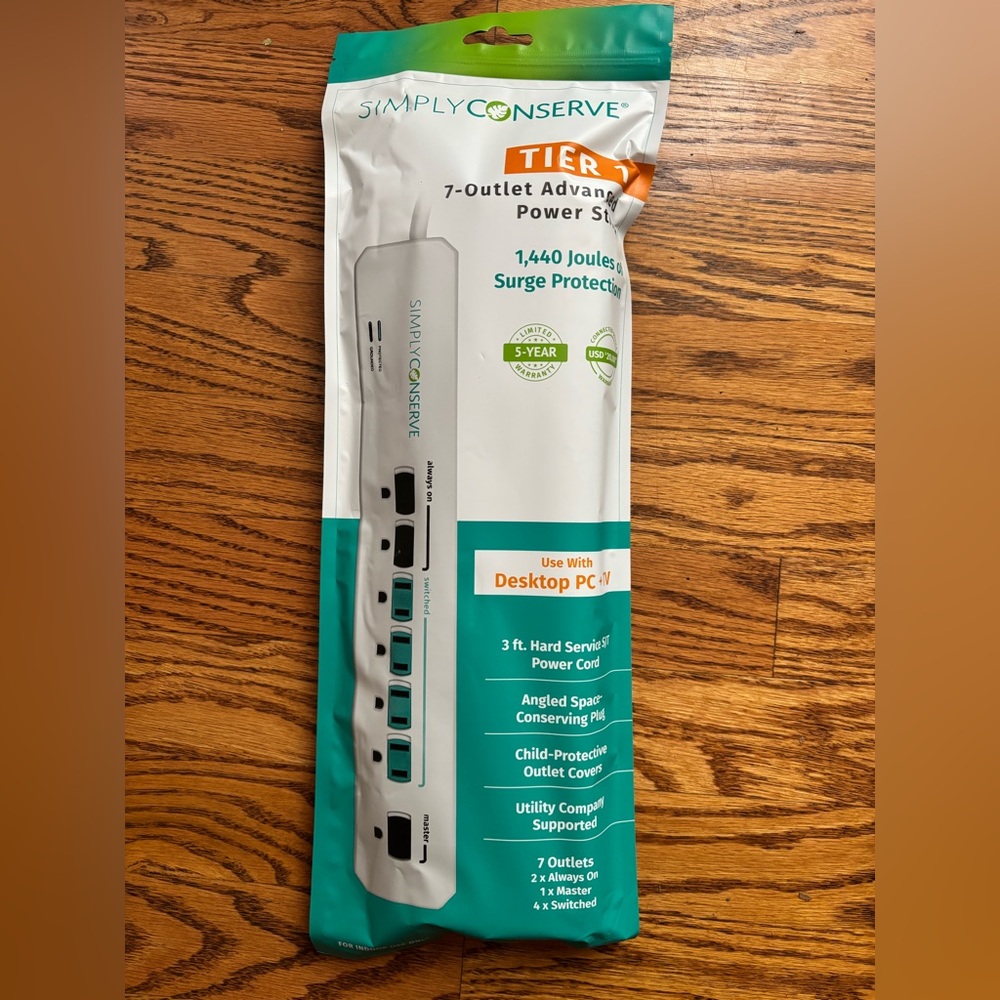 Simply Conserve 7-Outlet Advanced Power Strip